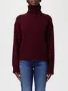 Allude Sweatshirt  Woman Color Burgundy In Burgundy