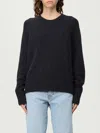 Allude Long-sleeved Ribbed Sweater In Gray