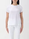 ALLUDE T-SHIRT ALLUDE WOMAN COLOR WHITE,F45561001