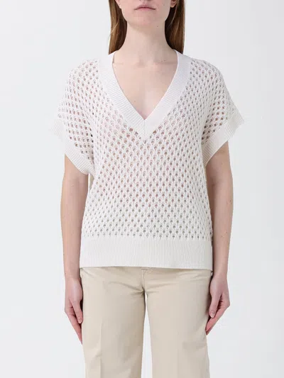 Allude T-shirt Woman  In White