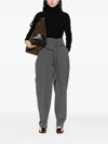 Allude Turtleneck Cashmere Sweater In Multi