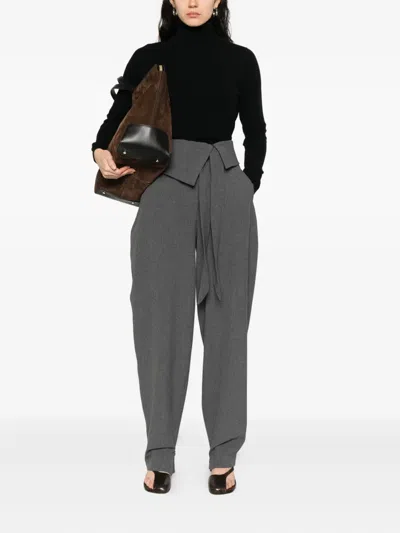 Allude Turtleneck Cashmere Sweater In Multi