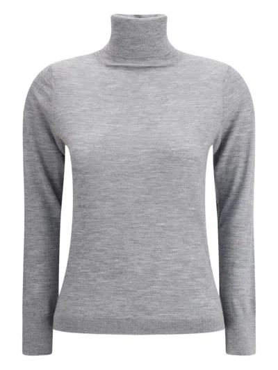ALLUDE TURTLENECK CASHMERE SWEATER