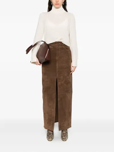 Allude Turtleneck Cashmere Sweater In Neutral