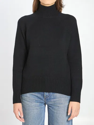 ALLUDE TURTLENECK IN WOOL AND CASHMERE