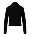 Allude Turtleneck Cashmere Sweater In Black