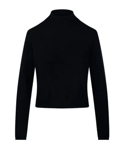 Allude Turtleneck Sweater In Black