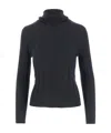Allude Black Wool Pullover Sweaters In Black
