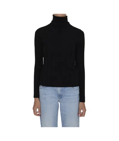 Allude Turtleneck Sweater In Burgundy