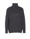 Allude Turtleneck Sweater In Gray