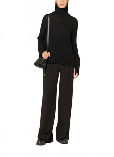 Allude Turtleneck Sweater In Black