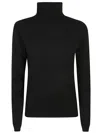 Allude Virgin Wool Jumper In Black