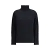 Allude Turtleneck Sweater In Black
