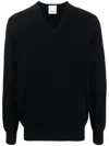 Allude V-neck Cashmere Jumper In Blue