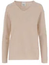 Allude Cashmere Pullover In Neutrals