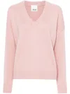 Allude Wool And Cashmere Sweater In Pink