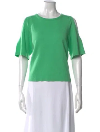 Pre-owned Allude Virgin Wool Crew Neck Sweater W/ Tags In Green