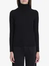 Shop Allude Virgin Wool Jumper In Black