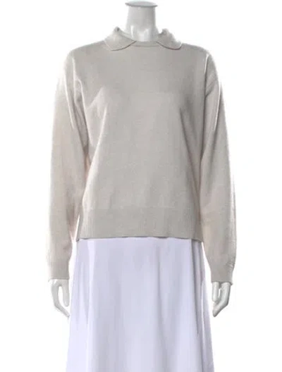 Pre-owned Allude Virgin Wool Sweater In Gray