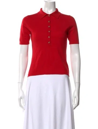 Pre-owned Allude Virgin Wool Sweater In Red