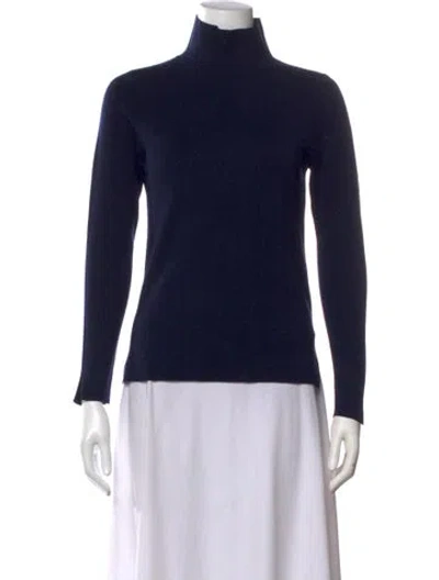 Pre-owned Allude Virgin Wool Turtleneck Sweater In Grey