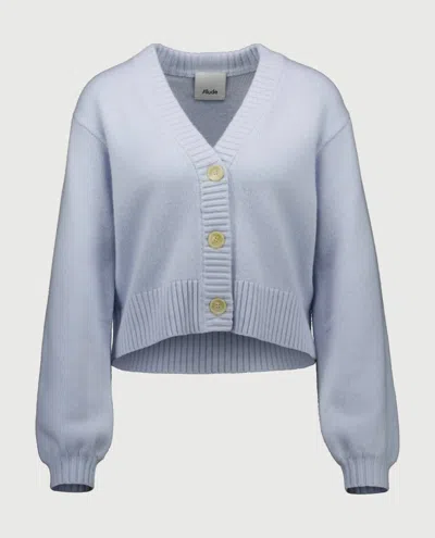 Allude Women's V - Cardigan In Garden Shade In Blue