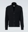 Allude Wool And Cashmere Cardigan In Black
