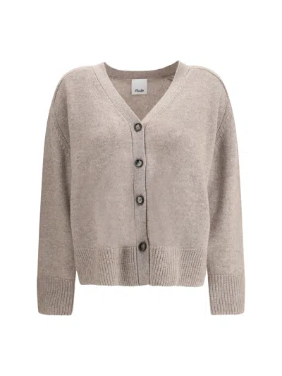 ALLUDE WOOL AND CASHMERE CARDIGAN