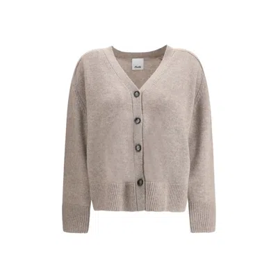 ALLUDE WOOL AND CASHMERE CARDIGAN