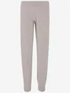 Allude Wool And Cashmere Pants In Ivory