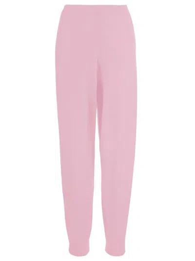 Allude Wool And Cashmere Pants In Pink