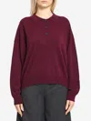 Allude Wool And Cashmere Polo Shirt In Burgundy