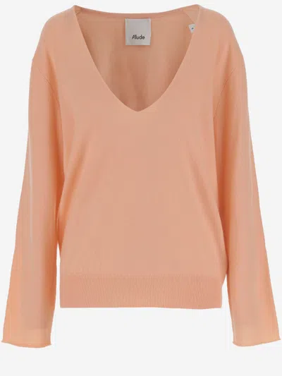 ALLUDE ALLUDE WOOL AND CASHMERE SWEATER