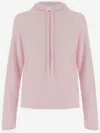 Allude Wool And Cashmere Sweater In Pink