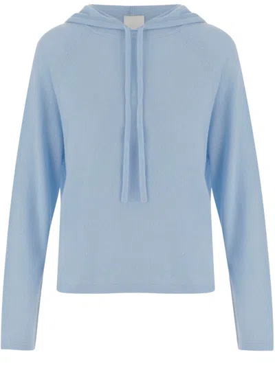 Allude Wool And Cashmere Sweater In Blue