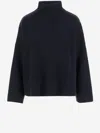 Allude Wool And Cashmere Sweater In Blue