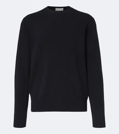 Allude Wool And Cashmere Sweater In Blue