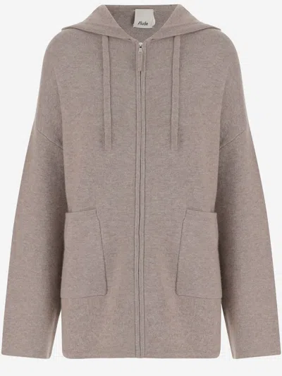 ALLUDE WOOL AND CASHMERE SWEATER