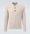 Allude Wool And Cashmere Sweater In Neutral