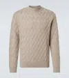 Allude Wool And Cashmere Sweater In Neutral