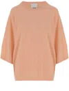 Allude Wool And Cashmere Sweater In Orange