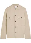 Allude Wool-blend Overshirt In Neutral