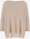 Allude Wool Blend Pullover With Rhinestones And Studs