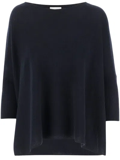 ALLUDE ALLUDE WOOL BLEND PULLOVER WITH RHINESTONES AND STUDS