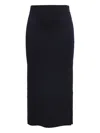 Allude Wool Skirt In Black