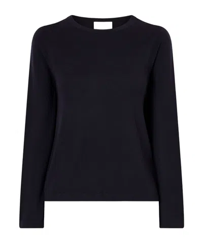 Allude Wool Sweater In Blue