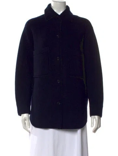 Pre-owned Allude Wool Sweater In Blue