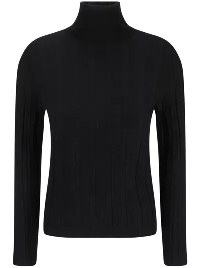 ALLUDE WOOL TURTLENECK SWEATER