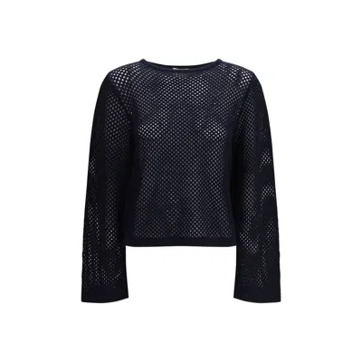 Allude Wool Women's Sweatshirt In Blue
