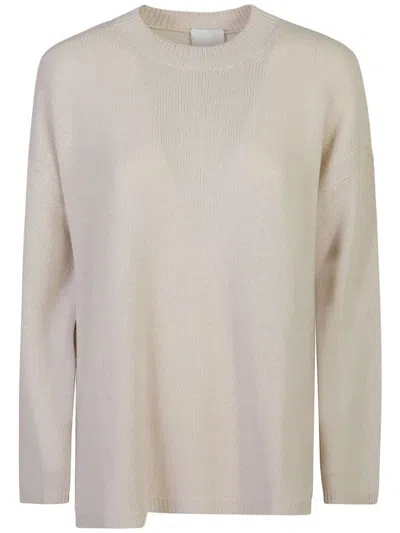 Allude Maglione In Cashmere In Bianco